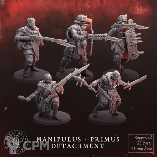 Описание картинки Manipulus Primus Detachment от Manufactorum76 по цене 800руб | Свободный Рынок Миниатюр - СРМ