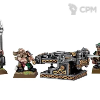 Описание картинки Dwarf Bolt Thrower от Mechanikus Forge по цене 1 200руб | Свободный Рынок Миниатюр - СРМ