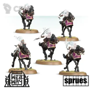 Описание картинки Dark Riders / Doomfire Warlocks (3 литника) от WebWay по цене 2 530руб | Свободный Рынок Миниатюр - СРМ