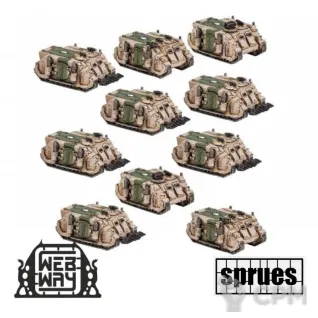 Описание картинки LI - Rhino Transport Detachment (10шт) (2 литника) от WebWay по цене 2 585руб | Свободный Рынок Миниатюр - СРМ