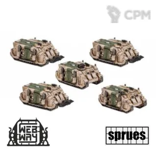 Описание картинки LI - Rhino Transport Detachment (5шт) (1 литник) от WebWay по цене 1 540руб | Свободный Рынок Миниатюр - СРМ