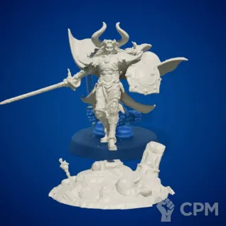 Описание картинки Sigvald, Prince of Slaanesh от Knight of Light по цене 280руб | Свободный Рынок Миниатюр - СРМ