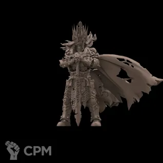 Описание картинки Skeleton Lord / Wight King от Barduck Miniatures по цене 285руб | Свободный Рынок Миниатюр - СРМ