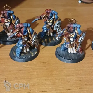 Описание картинки Space Marines Primaris Bladeguard Veteran squad от GoglbMoglb по цене 2 500руб | Свободный Рынок Миниатюр - СРМ
