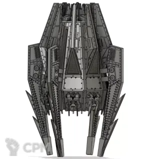 Описание картинки Dreadclaw Drop Pod - Дроппод ХСМ от 3Д печать миниатюр по цене 3 167руб | Свободный Рынок Миниатюр - СРМ