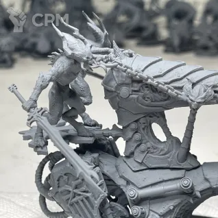 Описание картинки Skull Cannon of Khorne от 3Д-Печка по цене 1 900руб | Свободный Рынок Миниатюр - СРМ