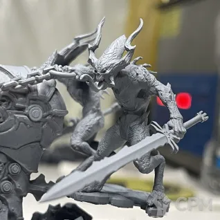Описание картинки Skull Cannon of Khorne от 3Д-Печка по цене 1 900руб | Свободный Рынок Миниатюр - СРМ