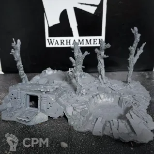 Описание картинки Battlscape Crushed Rhino от Fle94 Miniatures по цене 4 900руб | Свободный Рынок Миниатюр - СРМ