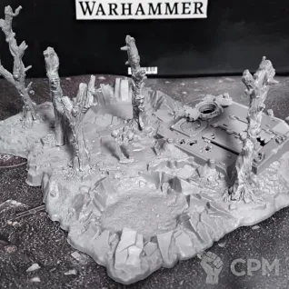 Описание картинки Battlscape Crushed Rhino от Fle94 Miniatures по цене 4 900руб | Свободный Рынок Миниатюр - СРМ