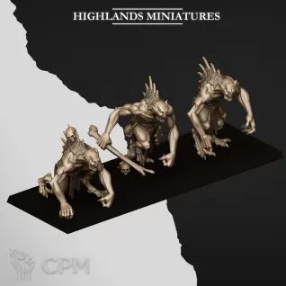 Описание картинки Crypt Ghouls от Manufactorum76 по цене 450руб | Свободный Рынок Миниатюр - СРМ