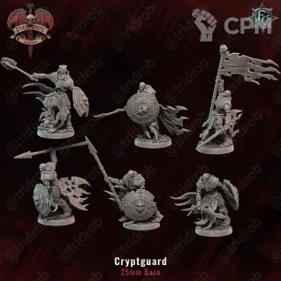 Описание картинки 6 Grave Guard / Barrow Guard /Deathrattle Skeletons / Skeleton Warriors /Skeletons for D&a от MrMetalHorror по цене 600руб | Свободный Рынок Миниатюр - СРМ