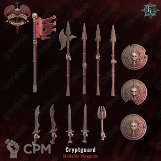 Описание картинки 6 Grave Guard / Barrow Guard /Deathrattle Skeletons / Skeleton Warriors /Skeletons for D&a от MrMetalHorror по цене 600руб | Свободный Рынок Миниатюр - СРМ
