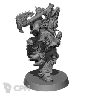 Описание картинки Kharn the Betrayer/ Кхарн Предатель от 3Д печать миниатюр по цене 482руб | Свободный Рынок Миниатюр - СРМ