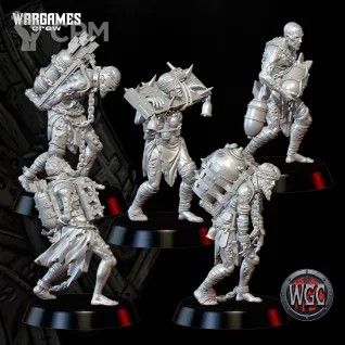 Описание картинки Chained Supplicants with Final Reliquary от Manufactorum76 по цене 900руб | Свободный Рынок Миниатюр - СРМ