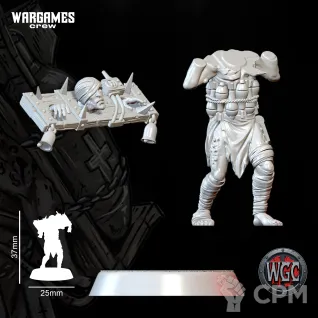 Описание картинки Chained Supplicants with Final Reliquary от Manufactorum76 по цене 900руб | Свободный Рынок Миниатюр - СРМ