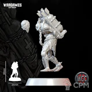 Описание картинки Chained Supplicants with Final Reliquary от Manufactorum76 по цене 900руб | Свободный Рынок Миниатюр - СРМ