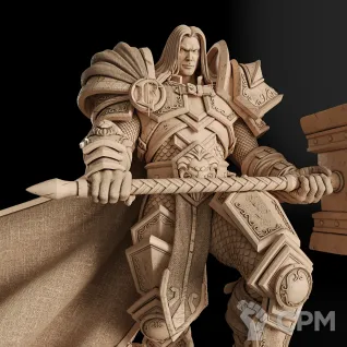 Описание картинки Arthas Menethil Фигурка (World of Warcraft) от GAS3TXD  по цене 6 400руб | Свободный Рынок Миниатюр - СРМ