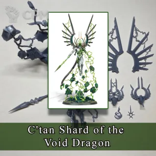 Описание картинки C'tan Shard of the Void Dragon от SaJRa по цене 900руб | Свободный Рынок Миниатюр - СРМ