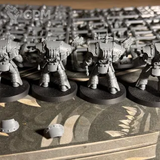 Описание картинки Cataphractii Terminators with Volkite Chargers and Power Mauls AND Bolters with Power Fist от RLjus по цене 7 500руб | Свободный Рынок Миниатюр - СРМ