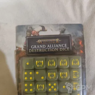 Описание картинки Grand Alliance Destruction Dice Set от User19033 по цене 5 000руб | Свободный Рынок Миниатюр - СРМ