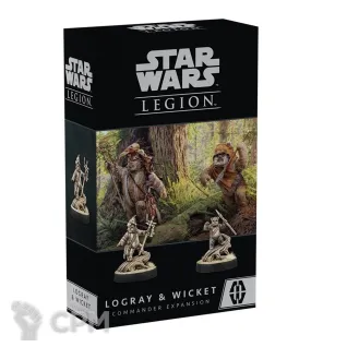 Описание картинки Star Wars Legion Logray & Wicket Commander Expansion от StarkLogistics по цене 3 000руб | Свободный Рынок Миниатюр - СРМ