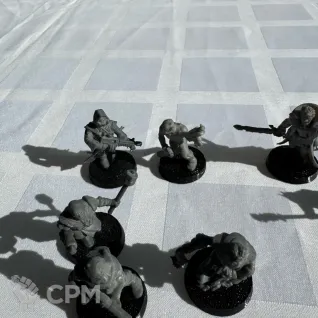 Описание картинки Chaos cultists от mak6389 по цене 900руб | Свободный Рынок Миниатюр - СРМ