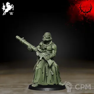 Описание картинки Mercenaries - Cultists and Leader от Manufactorum76 по цене 1 200руб | Свободный Рынок Миниатюр - СРМ