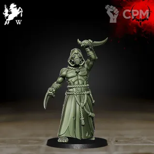 Описание картинки Mercenaries - Cultists and Leader от Manufactorum76 по цене 1 200руб | Свободный Рынок Миниатюр - СРМ