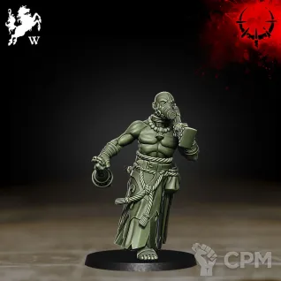 Описание картинки Mercenaries - Cultists and Leader от Manufactorum76 по цене 1 200руб | Свободный Рынок Миниатюр - СРМ