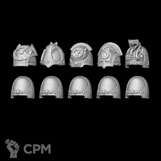 Описание картинки Shoulder pads model “HUMERO” type Viper от LDBits по цене 547руб | Свободный Рынок Миниатюр - СРМ