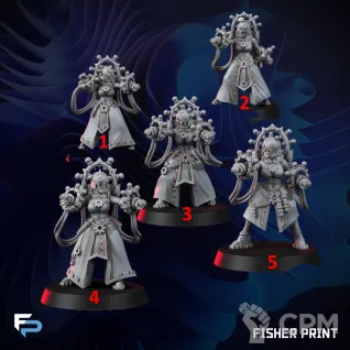 Описание картинки Mechanic Adept Electrocasters от Fisher print по цене 150руб | Свободный Рынок Миниатюр - СРМ