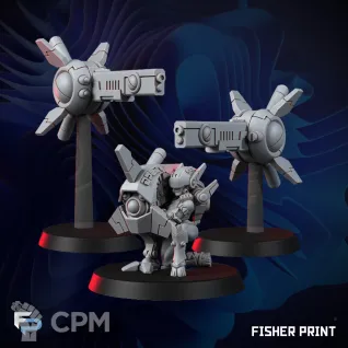 Описание картинки Greater Good Farstriker Drone Team от Fisher print по цене 550руб | Свободный Рынок Миниатюр - СРМ