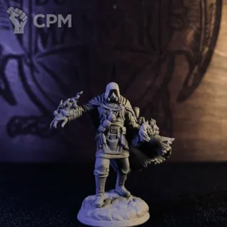 Описание картинки Опытный алхимик - Миниатюра для настольных игр DnD, ДнД, Dungeons &amp; Dragons, Pathfinde от Мастерская D&D по цене 249руб | Свободный Рынок Миниатюр - СРМ