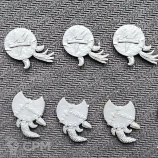 Описание картинки Goblin Mob shields, оригинал. от Tenzen по цене 200руб | Свободный Рынок Миниатюр - СРМ