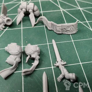 Описание картинки Sanguinary Guard New 3шт + базы от Мастерская Крипов по цене 600руб | Свободный Рынок Миниатюр - СРМ