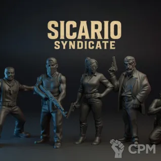 Описание картинки sicario syndicate от Manufactorum76 по цене 750руб | Свободный Рынок Миниатюр - СРМ