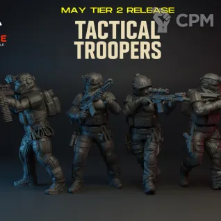 Описание картинки Tactical Troopers от Manufactorum76 по цене 600руб | Свободный Рынок Миниатюр - СРМ