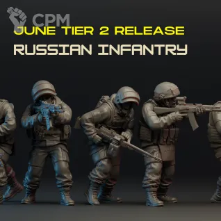 Описание картинки Russian Infantry от Manufactorum76 по цене 800руб | Свободный Рынок Миниатюр - СРМ