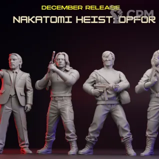 Описание картинки nakatomi heist оpfor от Manufactorum76 по цене 640руб | Свободный Рынок Миниатюр - СРМ