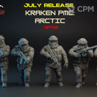 Описание картинки Kraken PMC(Arctic) от PocketSized Prints по цене 750руб | Свободный Рынок Миниатюр - СРМ