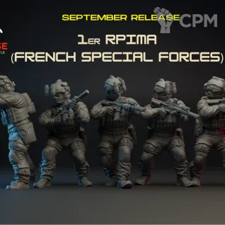 Описание картинки 1er RPIMA French special forces от PocketSized Prints по цене 750руб | Свободный Рынок Миниатюр - СРМ