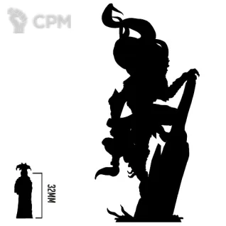 Описание картинки МАЛИКЕТ ЧЕРНЫЙ КЛИНОК (Elden Ring) от Mind Mash print  по цене 2 890руб | Свободный Рынок Миниатюр - СРМ