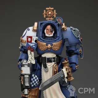 Описание картинки JoyToy Ultramarines Captain In Terminator Armour от Строго по-Имперски по цене 7 490руб | Свободный Рынок Миниатюр - СРМ