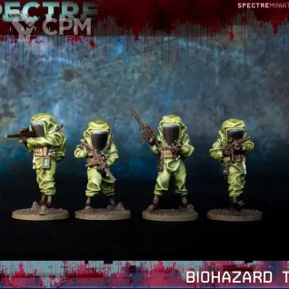 Описание картинки Biohazard Team от Wardog Workshop по цене 800руб | Свободный Рынок Миниатюр - СРМ