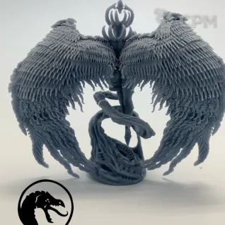 Описание картинки Tzeentch Daemon Prince от Studio Cockatoo по цене 1 452руб | Свободный Рынок Миниатюр - СРМ