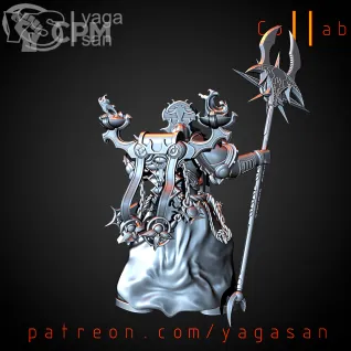 Описание картинки Exalted Sorcerer / Chaos Space Marines Sorcerer от Studio Cockatoo по цене 363руб | Свободный Рынок Миниатюр - СРМ