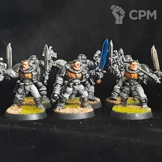 Описание картинки Space Marine Scouts (old, оригинал) от Superguns по цене 3 000руб | Свободный Рынок Миниатюр - СРМ