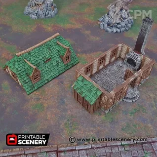 Описание картинки Милый домик от 3D Wargaming по цене 1 600руб | Свободный Рынок Миниатюр - СРМ