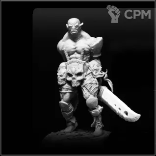 Описание картинки Orc of the Blacksands (kickstarter) от OldHammer Мастерская по цене 500руб | Свободный Рынок Миниатюр - СРМ