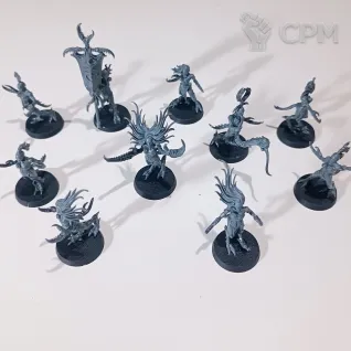 Описание картинки Demonettes of Slaanesh от OMG_SL по цене 2 200руб | Свободный Рынок Миниатюр - СРМ